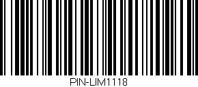 Código de barras (EAN, GTIN, SKU, ISBN): 'PIN-LIM1118'