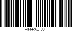 Código de barras (EAN, GTIN, SKU, ISBN): 'PIN-PAL1361'