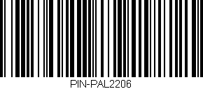 Código de barras (EAN, GTIN, SKU, ISBN): 'PIN-PAL2206'