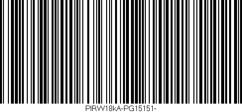 Código de barras (EAN, GTIN, SKU, ISBN): 'PIRW18kA-PG15151-'