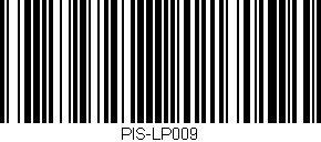 Código de barras (EAN, GTIN, SKU, ISBN): 'PIS-LP009'