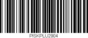 Código de barras (EAN, GTIN, SKU, ISBN): 'PISKPLU2904'