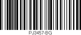 Código de barras (EAN, GTIN, SKU, ISBN): 'PJ3457-BG'