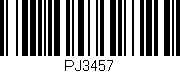 Código de barras (EAN, GTIN, SKU, ISBN): 'PJ3457'