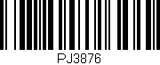 Código de barras (EAN, GTIN, SKU, ISBN): 'PJ3876'