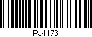 Código de barras (EAN, GTIN, SKU, ISBN): 'PJ4176'
