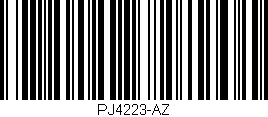 Código de barras (EAN, GTIN, SKU, ISBN): 'PJ4223-AZ'