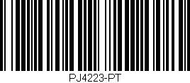 Código de barras (EAN, GTIN, SKU, ISBN): 'PJ4223-PT'