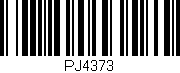 Código de barras (EAN, GTIN, SKU, ISBN): 'PJ4373'