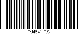 Código de barras (EAN, GTIN, SKU, ISBN): 'PJ4541-RS'