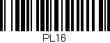Código de barras (EAN, GTIN, SKU, ISBN): 'PL16'