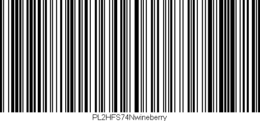 Código de barras (EAN, GTIN, SKU, ISBN): 'PL2HFS74Nwineberry'