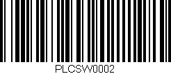 Código de barras (EAN, GTIN, SKU, ISBN): 'PLCSW0002'