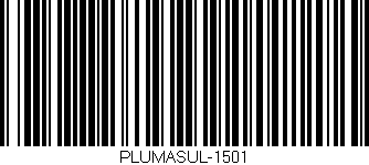 Código de barras (EAN, GTIN, SKU, ISBN): 'PLUMASUL-1501'