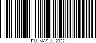 Código de barras (EAN, GTIN, SKU, ISBN): 'PLUMASUL-2022'