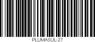 Código de barras (EAN, GTIN, SKU, ISBN): 'PLUMASUL-27'