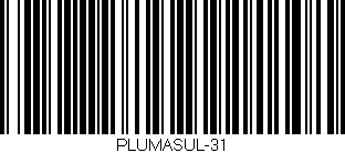 Código de barras (EAN, GTIN, SKU, ISBN): 'PLUMASUL-31'