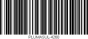Código de barras (EAN, GTIN, SKU, ISBN): 'PLUMASUL-4260'