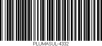 Código de barras (EAN, GTIN, SKU, ISBN): 'PLUMASUL-4332'