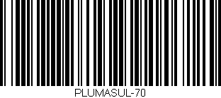 Código de barras (EAN, GTIN, SKU, ISBN): 'PLUMASUL-70'