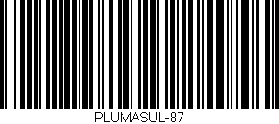 Código de barras (EAN, GTIN, SKU, ISBN): 'PLUMASUL-87'