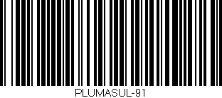 Código de barras (EAN, GTIN, SKU, ISBN): 'PLUMASUL-91'