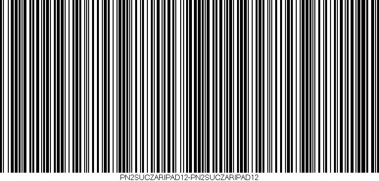 Código de barras (EAN, GTIN, SKU, ISBN): 'PN2SUCZARIPAD12-PN2SUCZARIPAD12'