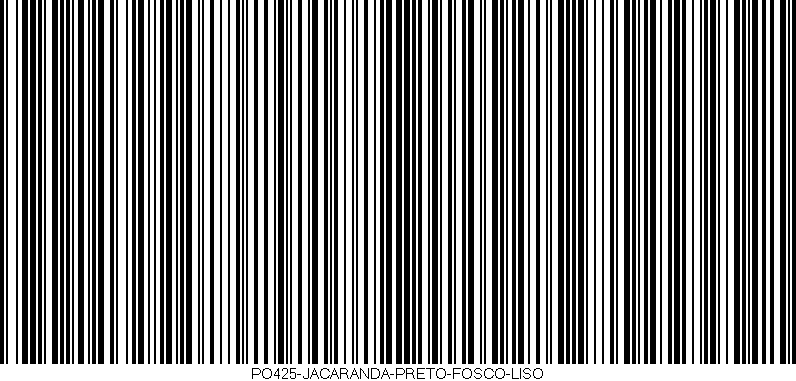 Código de barras (EAN, GTIN, SKU, ISBN): 'PO425-JACARANDA-PRETO-FOSCO-LISO'