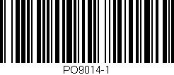 Código de barras (EAN, GTIN, SKU, ISBN): 'PO9014-1'