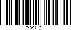 Código de barras (EAN, GTIN, SKU, ISBN): 'PO9112-1'