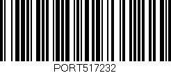 Código de barras (EAN, GTIN, SKU, ISBN): 'PORT517232'