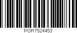 Código de barras (EAN, GTIN, SKU, ISBN): 'PORT524453'