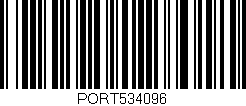 Código de barras (EAN, GTIN, SKU, ISBN): 'PORT534096'