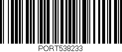 Código de barras (EAN, GTIN, SKU, ISBN): 'PORT538233'