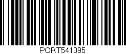 Código de barras (EAN, GTIN, SKU, ISBN): 'PORT541095'