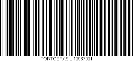 Código de barras (EAN, GTIN, SKU, ISBN): 'PORTOBRASIL-13967901'