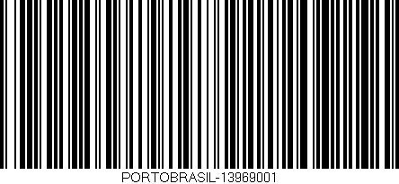 Código de barras (EAN, GTIN, SKU, ISBN): 'PORTOBRASIL-13969001'