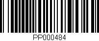 Código de barras (EAN, GTIN, SKU, ISBN): 'PP000484'