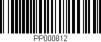 Código de barras (EAN, GTIN, SKU, ISBN): 'PP000812'