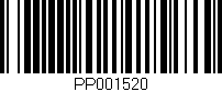 Código de barras (EAN, GTIN, SKU, ISBN): 'PP001520'
