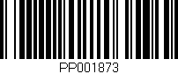 Código de barras (EAN, GTIN, SKU, ISBN): 'PP001873'