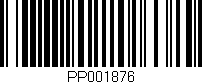Código de barras (EAN, GTIN, SKU, ISBN): 'PP001876'