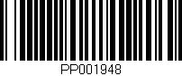 Código de barras (EAN, GTIN, SKU, ISBN): 'PP001948'
