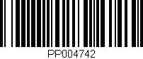 Código de barras (EAN, GTIN, SKU, ISBN): 'PP004742'