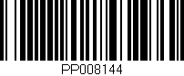 Código de barras (EAN, GTIN, SKU, ISBN): 'PP008144'