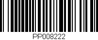 Código de barras (EAN, GTIN, SKU, ISBN): 'PP008222'