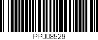 Código de barras (EAN, GTIN, SKU, ISBN): 'PP008929'