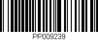 Código de barras (EAN, GTIN, SKU, ISBN): 'PP009239'