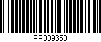Código de barras (EAN, GTIN, SKU, ISBN): 'PP009653'