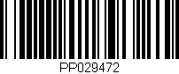 Código de barras (EAN, GTIN, SKU, ISBN): 'PP029472'